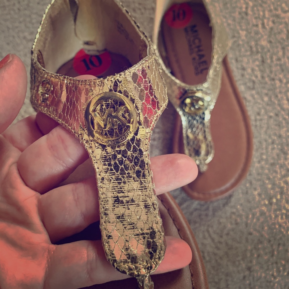 Used Michael Kors girls sandals